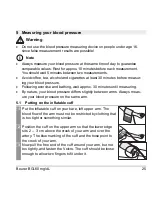 Preview for 25 page of Beurer BGL60 Instructions For Use Manual