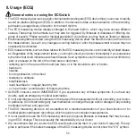 Preview for 55 page of Beurer BM 96 Cardio Instructions For Use Manual