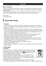 Preview for 4 page of Beurer BY 20 Instructions For Use Manual