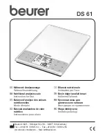 Beurer DS 61 Instructions For Use Manual preview