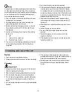 Preview for 13 page of Beurer Elle HDE 15 Instructions For Use Manual