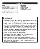 Preview for 2 page of Beurer Elle HDE 40 Instructions For Use Manual