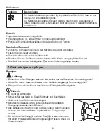 Preview for 8 page of Beurer Elle HDE 40 Instructions For Use Manual