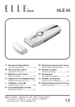 Beurer Elle HLE 40 Instructions For Use Manual preview