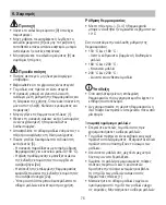 Preview for 75 page of Beurer ELLE HSE 40 Instructions For Use Manual