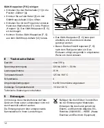 Preview for 12 page of Beurer ELLE HTE 50 Operating Instructions Manual