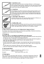 Preview for 5 page of Beurer ELLE MPE 60 Instructions For Use Manual