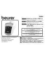 Preview for 1 page of Beurer EM34 Instruction Manual