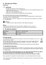 Preview for 7 page of Beurer FB 12 Instructions For Use Manual