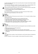 Preview for 12 page of Beurer FB 12 Instructions For Use Manual