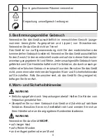 Preview for 5 page of Beurer FC 40 Instructions For Use Manual