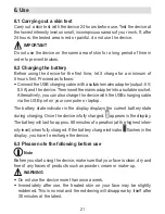 Preview for 21 page of Beurer FC 40 Instructions For Use Manual