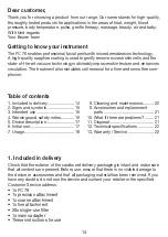 Preview for 14 page of Beurer FC 76 Instructions For Use Manual