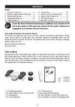 Preview for 2 page of Beurer FM 250 Vital Legs Instructions For Use Manual