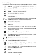 Preview for 3 page of Beurer FM 250 Vital Legs Instructions For Use Manual