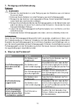 Preview for 15 page of Beurer FM 250 Vital Legs Instructions For Use Manual