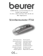 Beurer FT 50 Operating Instructions Manual preview