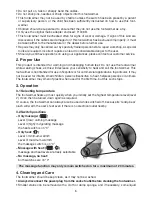 Preview for 6 page of Beurer FWM 40 Instructions For Use Manual