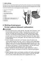 Preview for 4 page of Beurer FWM 45 Instructions For Use Manual