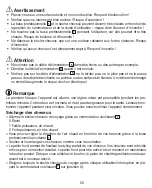 Предварительный просмотр 25 страницы Beurer HC 25 Instructions For Use Manual