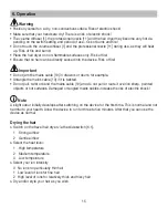 Preview for 15 page of Beurer HC 50 Instructions For Use Manual