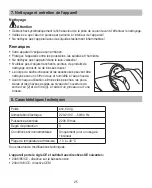 Preview for 25 page of Beurer HC 50 Instructions For Use Manual