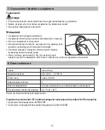 Preview for 67 page of Beurer HC 50 Instructions For Use Manual