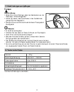 Preview for 9 page of Beurer HC 80 Instructions For Use Manual