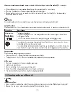 Preview for 16 page of Beurer HC 80 Instructions For Use Manual