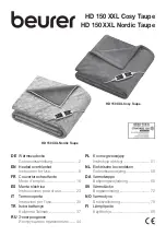 Beurer HD 150 XXL Cosy Taupe Instructions For Use Manual preview