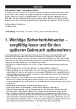 Preview for 4 page of Beurer HK 110 Instructions For Use Manual