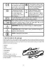 Preview for 11 page of Beurer HK 115 Instructions For Use Manual