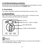 Preview for 12 page of Beurer HM 22 Instructions For Use Manual