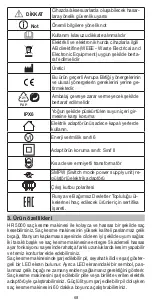 Preview for 68 page of Beurer HR 5000 Instructions For Use Manual