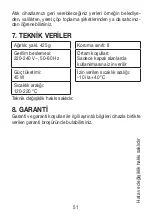 Предварительный просмотр 51 страницы Beurer HS 100 Instructions For Use Manual