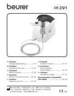 Preview for 1 page of Beurer IH 25/1 Instructions For Use Manual