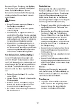 Preview for 12 page of Beurer IH20 Instructions For Use Manual