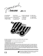 Beurer Janosch JPS 11 Operating Instructions Manual preview