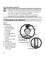 Предварительный просмотр 36 страницы Beurer JBY 90 Instructions For Use Manual