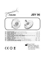 Beurer JBY 96 Instructions For Use Manual preview