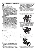 Preview for 12 page of Beurer JIH 50 Instructions For Use Manual