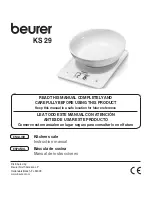 Beurer KS 29 Instruction Manual preview