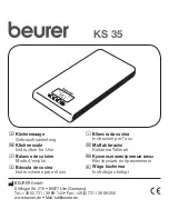 Beurer KS 35 Instructions For Use Manual preview