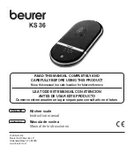 Beurer KS 36 Instruction Manual preview