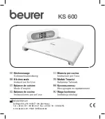 Beurer KS 600 Instructions For Use Manual preview