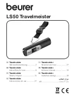 Beurer LS50 Travelmeister Instructions For Use Manual preview