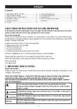 Preview for 2 page of Beurer MG 134 Instructions For Use Manual