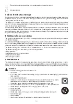 Предварительный просмотр 10 страницы Beurer MG 148 Instructions For Use Manual