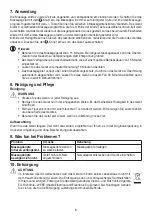 Preview for 6 page of Beurer MG 150 Instructions For Use Manual