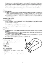 Preview for 47 page of Beurer MG 150 Instructions For Use Manual